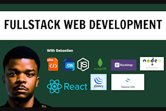 be your fullstack web dev skilled in js nodejs react and bootstrap