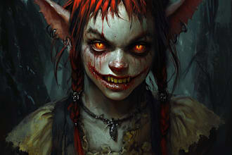do fantasy horror and any fantasy horror character