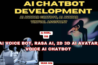 create an ai avatar chatbot with voice 2d 3d avatar and llm intelligence