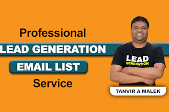 provide targeted b2b lead generation and verified email list building