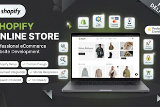 design and develop a custom shopify store