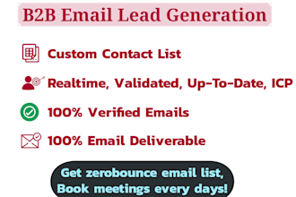 build targeted b2b verified email list for your cold outreach