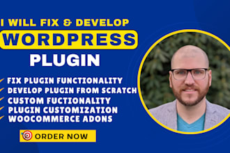 develop custom wordpress website and woocommerce plugins with API integration