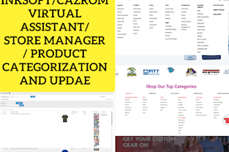 update or add cazrom or inksoft categorization with best selling products