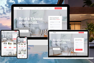 design vacation rental airbnb rental hotel booking short term rentals website