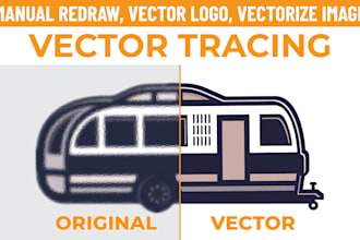 vector tracing, convert image or logo to vector file by adobe illustrator