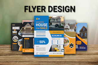 design or redesign real estate flyer for your business