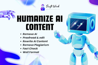 edit, proofread, humanize, rewrite ai content
