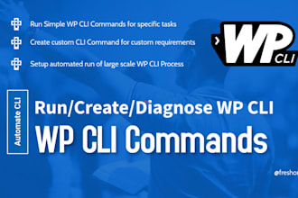 do wp cli for wordpress related large data processing