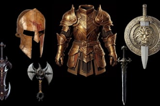 cosplay 3d sword armor 3d props weapons mask helmet prop maker stl 3d printing