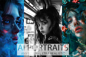 create ultra photo realistic ai portraits