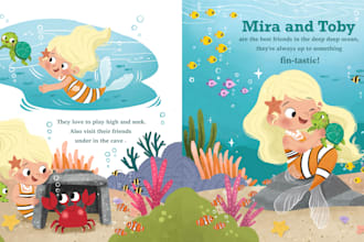 draw cute children illustration for self publishing authors