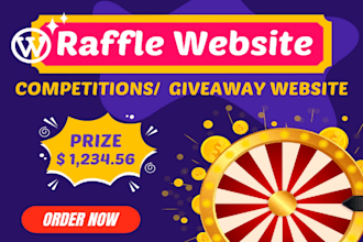raffle website, raffle event, raffle ticket website, raffle competition website