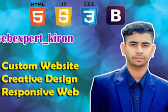 design or redesign responsive and creative website