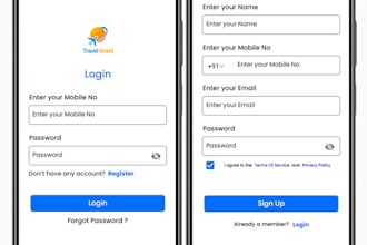 develop ticket booking app, hotel booking app, vacation booking app, booking app