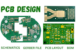design professional circuit pcb board, pcb schematics, pcb layout design