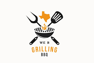 made a fantastic BBQ logo design for you