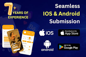 publish app into play store or app store
