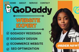 godaddy business website fix godaddy website redesign develop godaddy website