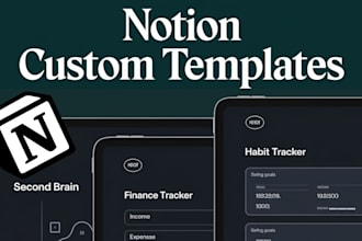 build a fully customized notion template for every need