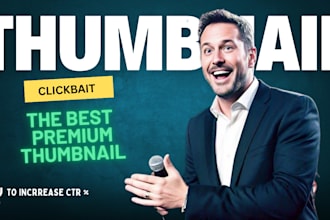 create professional custom youtube thumbnail, yt banner and instagram post
