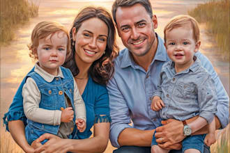 create your family, couple and portrait photos