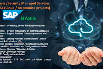 be your sap hana basis consultant with cloud solutions like btp, sac, datasphere