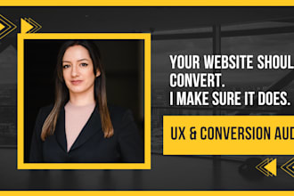 audit your website or shop in terms of UX and conversion
