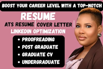 proofread, edit and elevate your cvs or resume for student and graduates