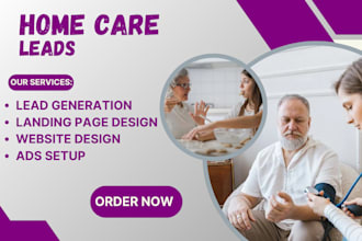 home care leads senior care leads elderly care leads