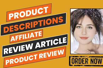 write product description product review article