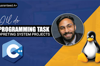 do c programming task and linux operating system projects