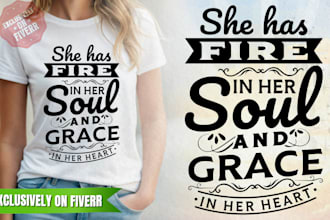 do amazing minimalist christian t shirt design