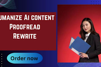 humanize ai content proofread and rewrite