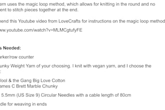 tech edit your knit or crochet pattern