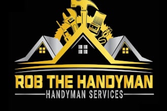 do handyman, plumbing, roofing, construction logo