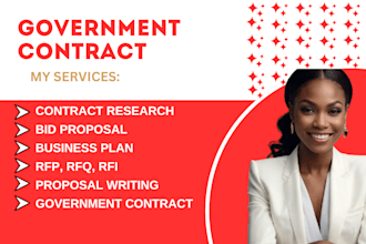 write your rfp, rfi, rfq, bid proposal or government contract
