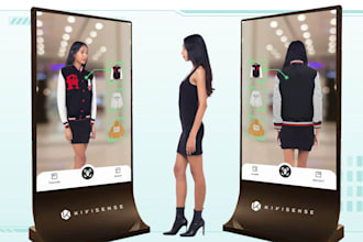 augmented reality app VR app 3d unity arcore virtual try on virtual fitting room