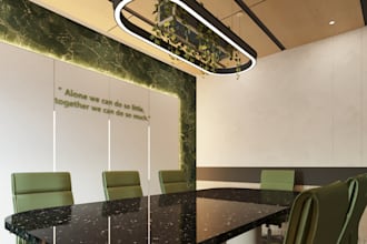 3d design modern office interior studio restaurant  branding
