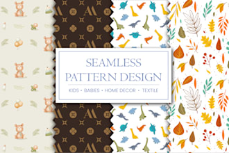 do vector seamless textile repeat pattern design for fabrics