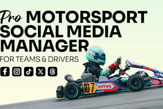 manage your racing teams social media accounts