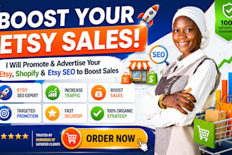 promote and advertise your etsy shopify etsy SEO to boost sales