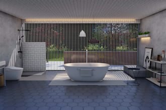 design bathroom interior bathroom rendering with lighting design for renovation