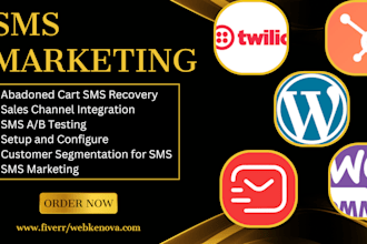 setup wordpress sms marketing plugin drip twillo wp sms  sender texty cartboss