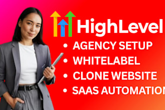 setup gohighlevel agency ghl whitelabel clone ghl website ghl saas automation