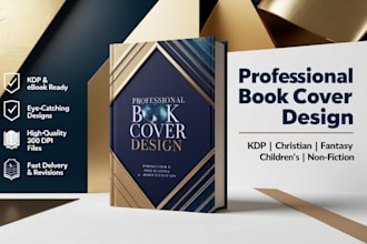 professional book cover design for non fiction, children, christian, KDP fantasy