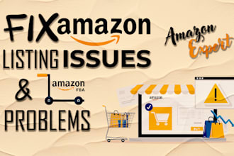 professionally resolve amazon listing issues, and account errors
