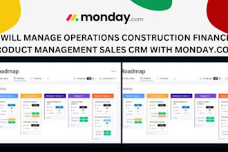 setup monday workspace, dashboards, boards, be your monday virtual assistant