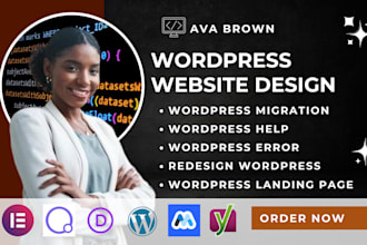 be your software developer, wordpress website design, redesign wordpress edit