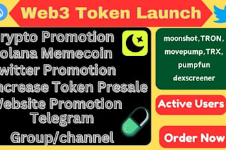massive crypto telegram promotion, pump sol memecoin, ico, nft, token, bitcoin
